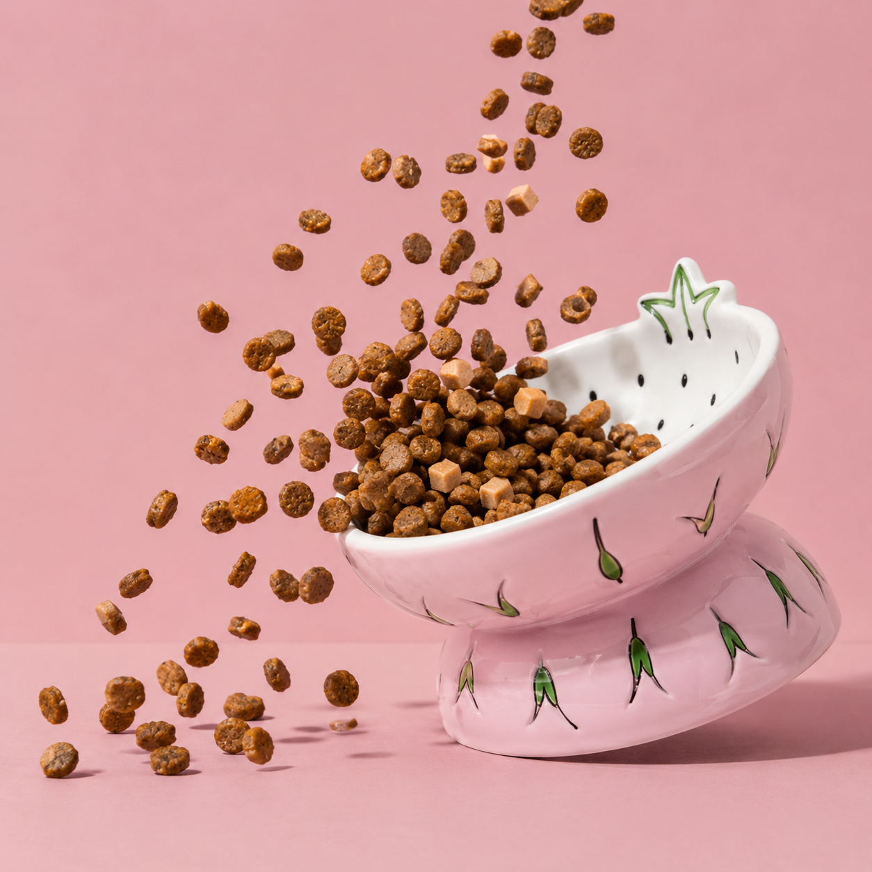 Summer Fruits Cat Bowls
